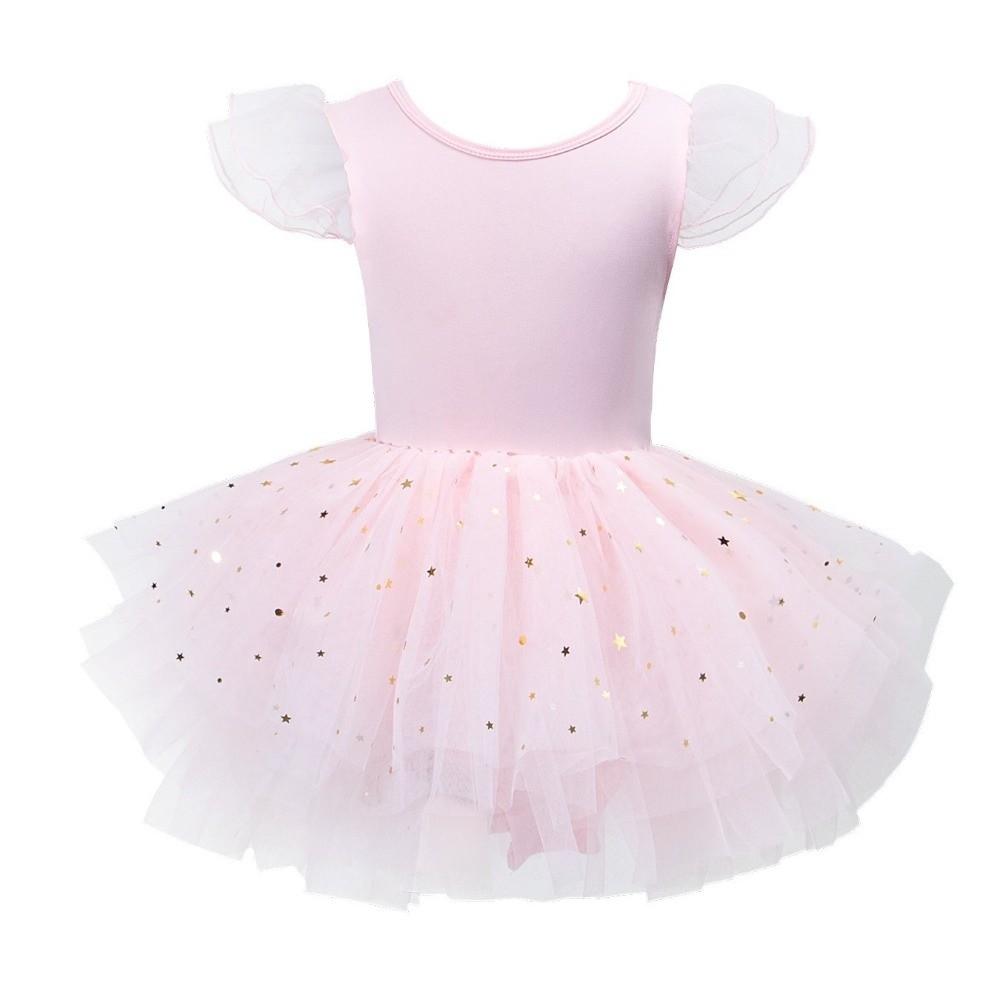 Cross Strap Kids Ballet Skirts Sequin Ballerina Fairy Dress Girl Ballet TuTu Dress  Grading