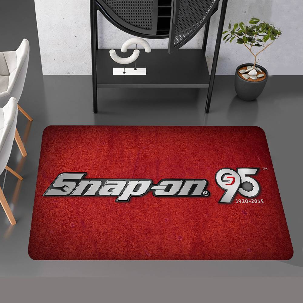 S-SnapS On LOGO Fußmatte Kinderzimmer Schlafzimmer Dekoration Balkon Rutschfeste Fußmatte Wohnzimmer Fußmatte Teppich