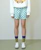 MIMICAWE Ribbons Checkerboard Shorts/Green