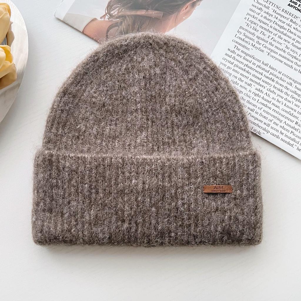 Solid Color Knitted Beanies Hat Winter Warm Women Wool Hat Multicolor Skullies Caps Soft Elastic Cap Sport Bonnet Gorro