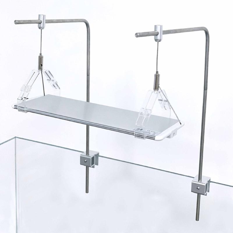 Universal Fish Tanks Lamp Mounting Frame Simple Installation Durability Aluminum Aquariums Light Support