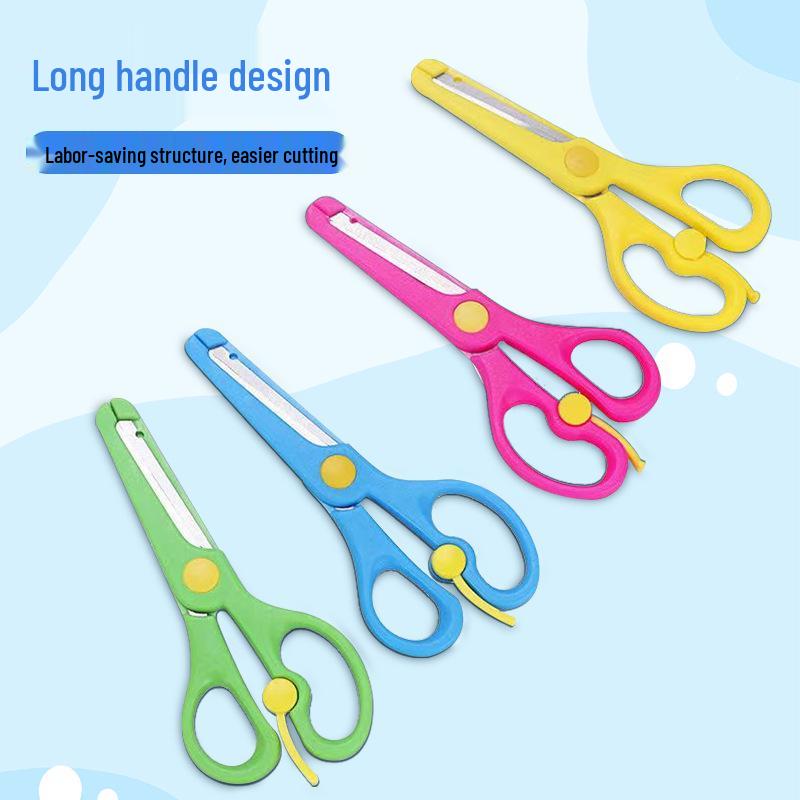 Compact Safety Scissors for Students and Arts & Crafts