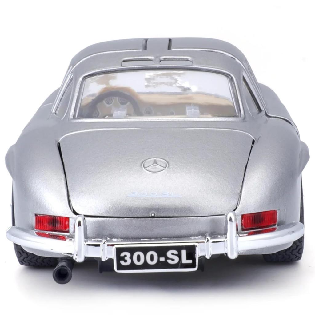 Bburago 1/24 Scale Mercedes-Benz 300 SL 1954 Silver / Diecast Model Car, Finished Model, 18-22023 SL [Parallel Import]