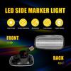 Fit Scion Lexus xB SC430 IS300 Clear Dynamic LED Side Light Marker Amber Pair EV