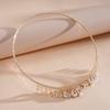 Shining Bridal Tassel Necklaces Crystal Neck Chain Choker Fashion Rhinestone Jewelry  Women