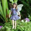 6pcs/lot Tinker Bell PVC Figure Dolls Garden Fairies Figurines  Mini Fairy Statue Figure Fairy Garden Ornaments Decorations