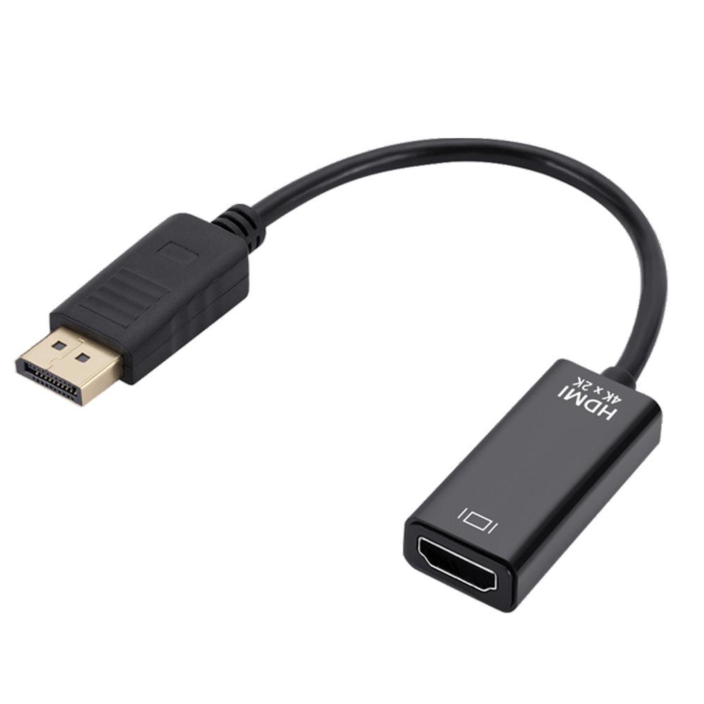 4K DisplayPort (DP) To HDMI Adapter Cable – DP To HDMI Female Interface for HD Display/Projector