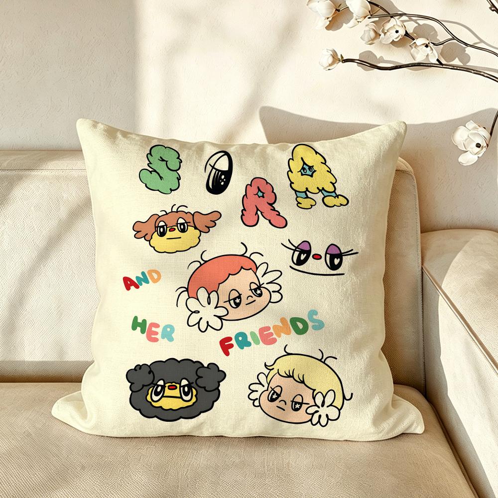 Brand Ccasetify Cushion Cover Pillow Case Antidustmite Pillowcase Silky Short Plush Sofa Cushion Cover Hot