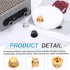 Uxcell 4pcs Aluminum Knobs Inch Volume Tone Control Top Hat Knobs for Guitar Mixer Amplifier Gold 1/4