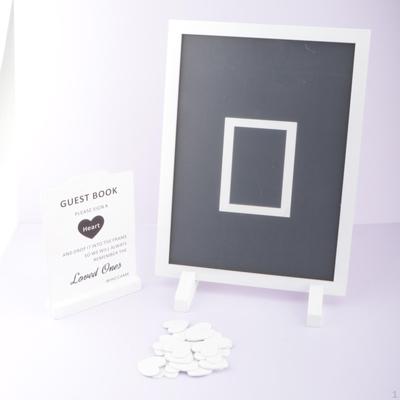 Wedding Guest Book Wooden Drop Box Creative Multifunction Marriage Table Display DIY Anniversary