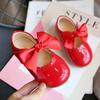 Toddler Infant Kids Baby Girls Butterfly Knot Princess Leather Shoes Sandals