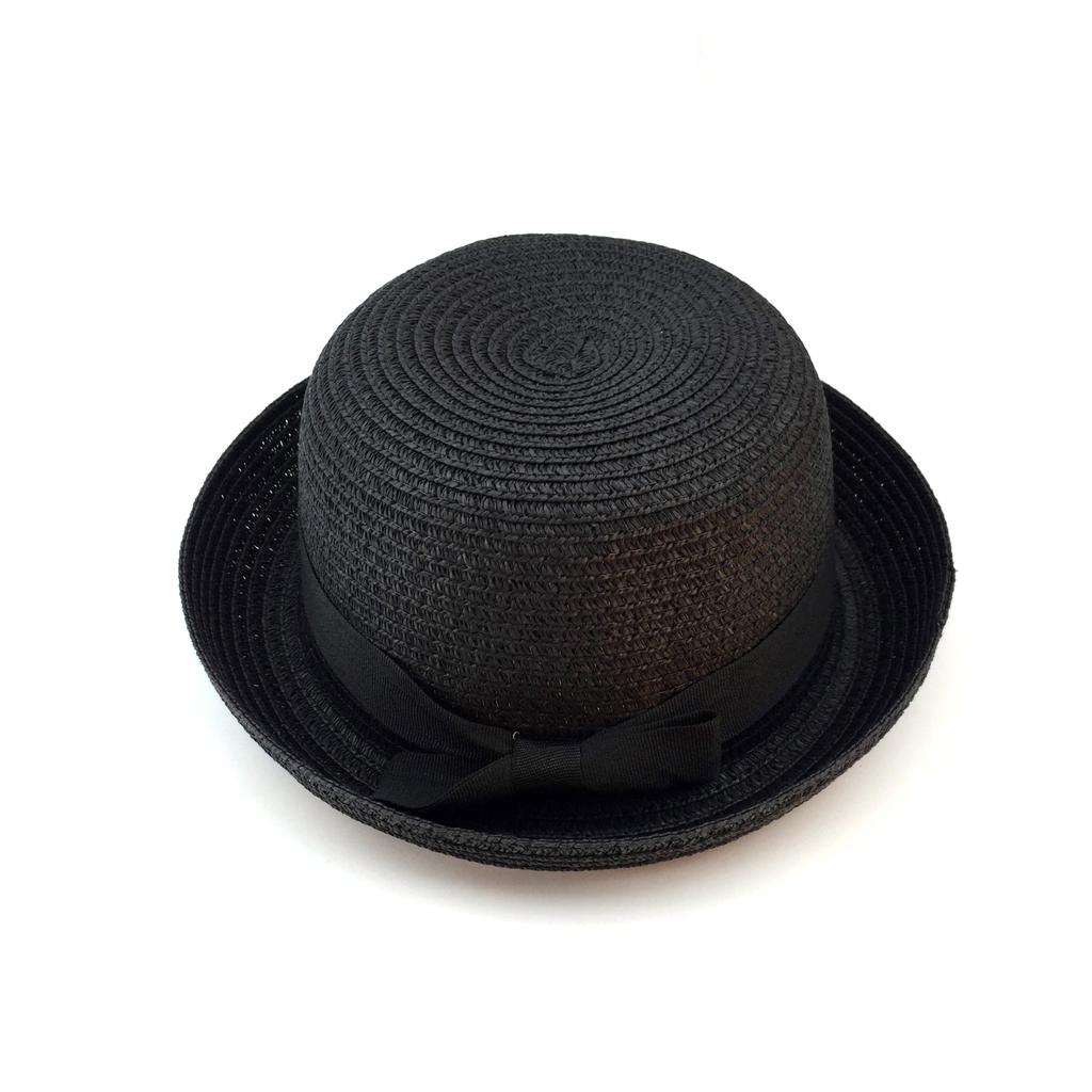 Parent-child Bowknot Children Breathable Hat Straw Hat Kids Hat Boy Girls Cap Summer Outdoor Beach Sunhat Suit Panamanian style