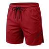 Men's Quick Dry Mesh Athletic Shorts Gym Running Workout Shorts with Zipper Pockets Breathable Elastic Waist Casual Sports Shorts for Men