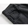 Men's Jeans Ripped European and American Long Zipper Men's Pencil Pants