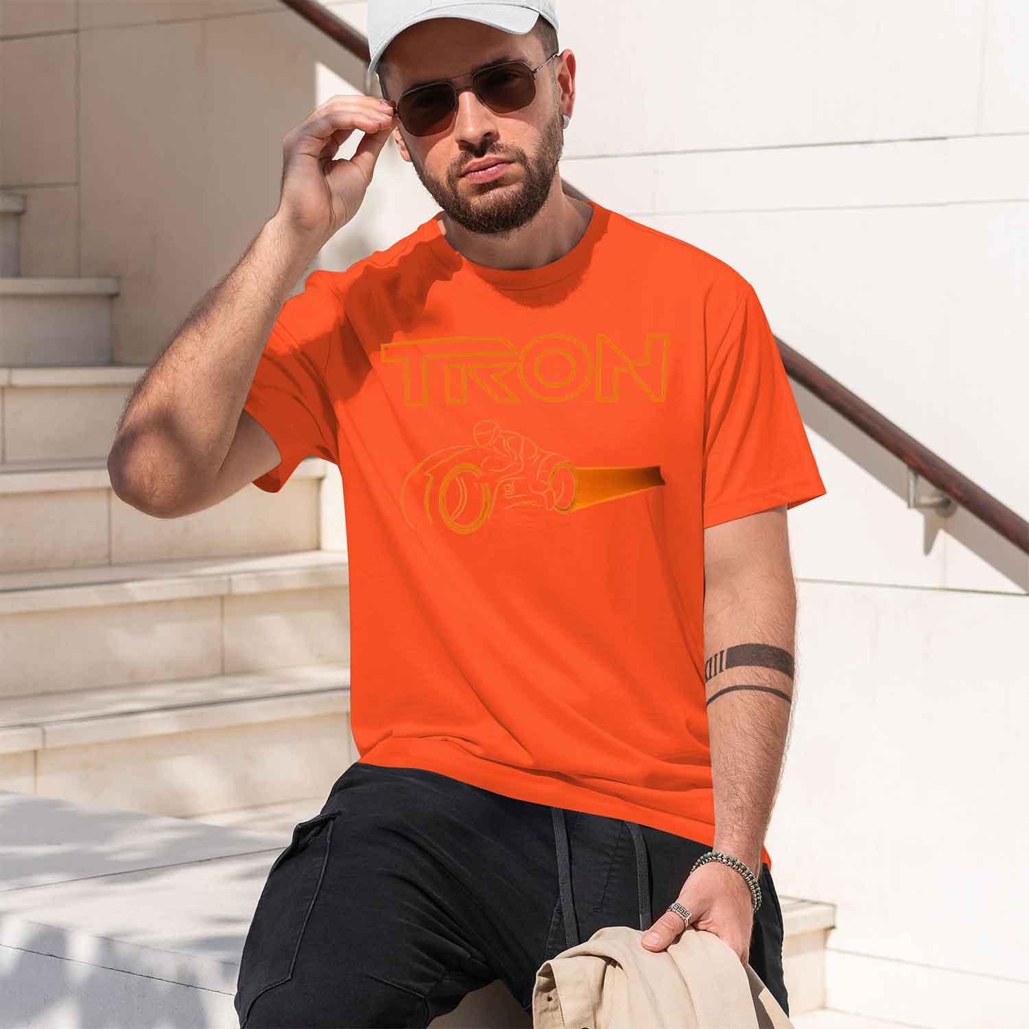 2026 New Model Tron Ares Film Graphic Tshirt Band Tshirts Unisex Streetwear Hip Hop Cotton Loose Unisexunisex T Shirt Clothes S