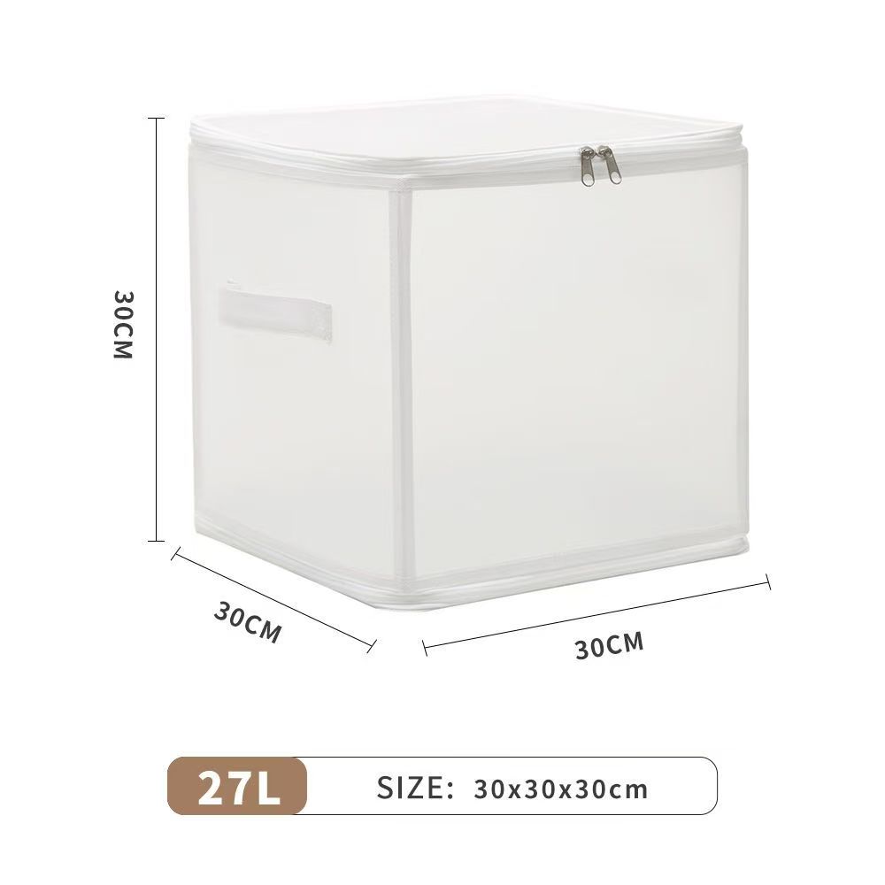 

Прозрачные органайзеры на молнии - Прозрачная сумка для хранения на молнии для одежды, постельного белья, для любителей организации домашнего хранения