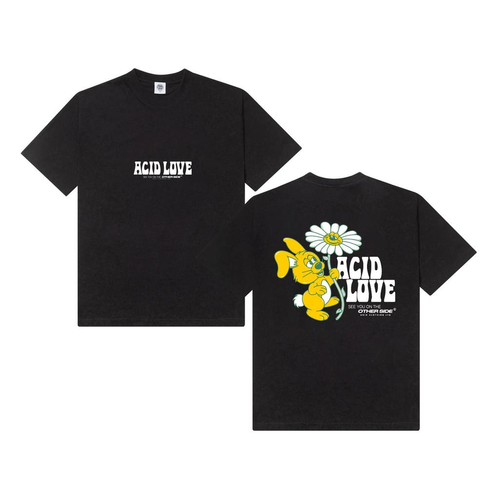 Acid Love –- High-end Luxury Is for Both Men and Women Top Y2k Free Delivery 100% Cotton T-shirt Free Delivery High Street Boom