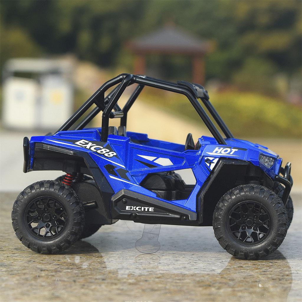 1:24 Stopowy Model Motocykla ATV Diecast Plażowy Terenowy Symulacyjny Model Motocykla Dźwięk i Światło Zabawki dla Dzieci Prezent