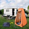 Lightweight Foldable Shower Base Tray with Drain Hose for Outdoor Camping and Portable Home Use Easy to Carry and Store