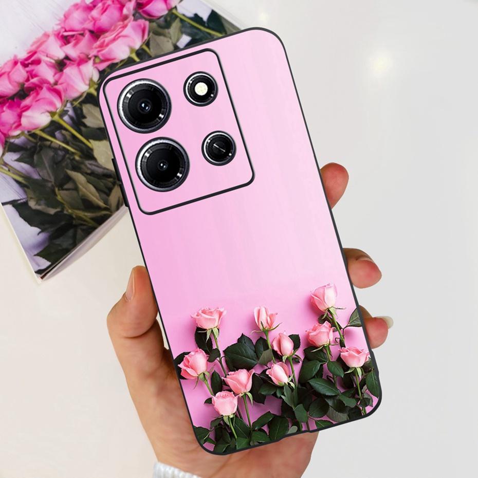 Fashion Butterfly Phone Case For Infinix Note 30i Note30 Pro 2023 Soft Silicone TPU Back Cover For Infinix Note 30 Pro Note30i