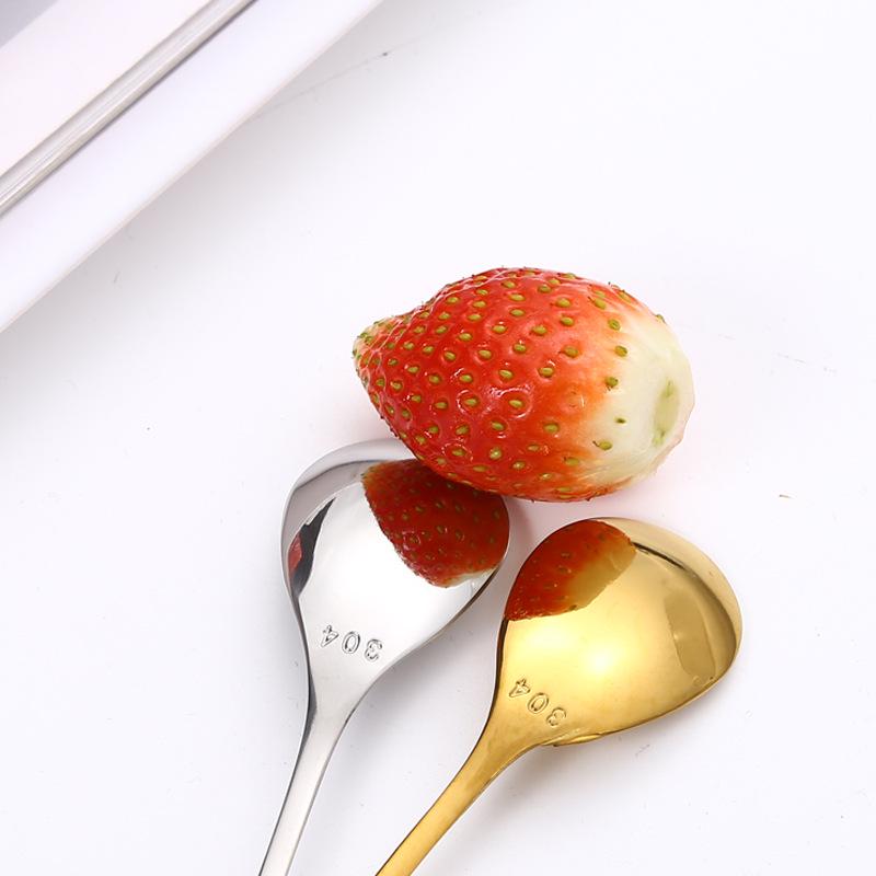 304 Stainless Steel Elk Cartoon Coffee Stirring Spoon - Bird's Nest Design Souvenir Gift