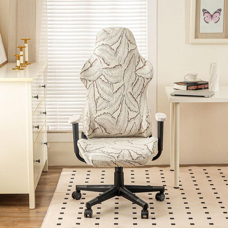 Stretch Thickened Gaming Chair Cover Armchair Slipcovers Dustproof Computer Seat Cover Protector Gaming Chair Case Decor