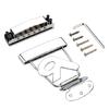 6 String Guitar Trapeze Tailpiece with Bridge Cover And Base Plate Electric Guitar Tailpiece Guitar Replacement Part