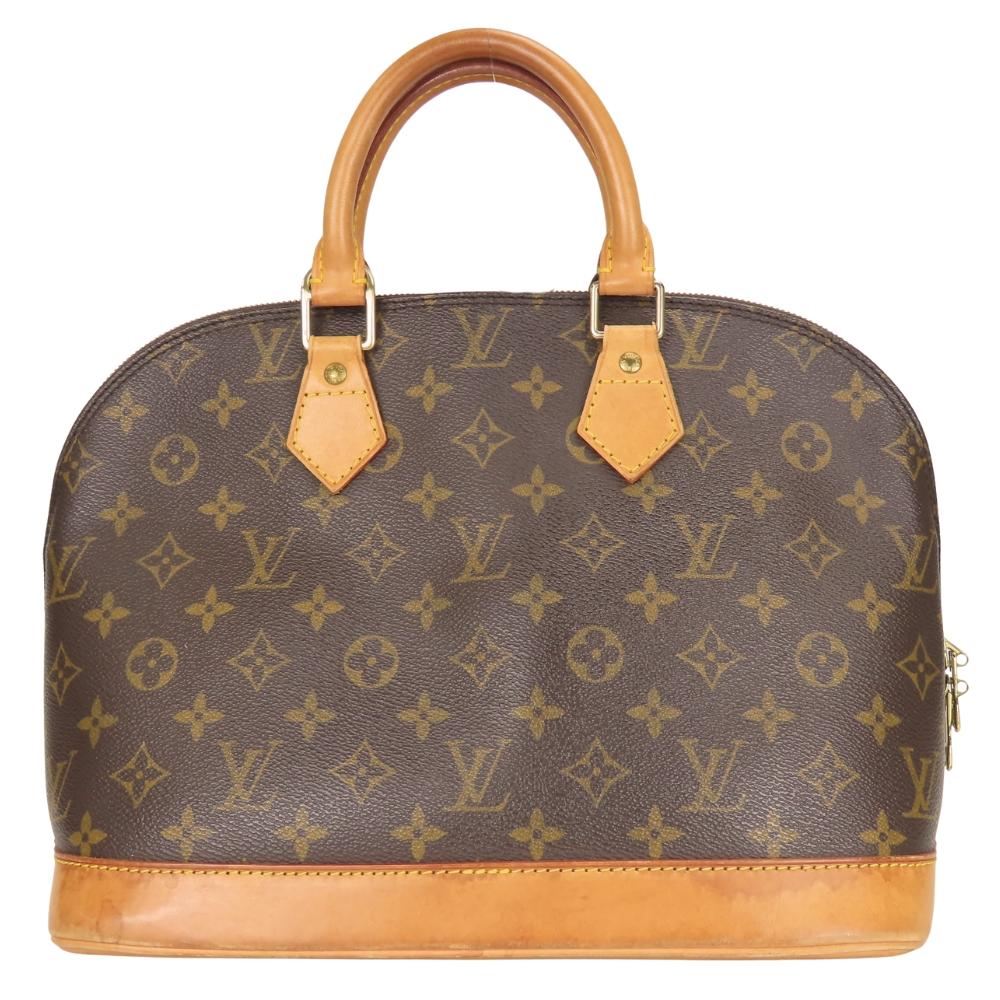 Used LOUIS VUITTON Handbag Alma M51130 Monogram/Nume leather Brown Classic