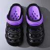 Summer Men's Hole Shoes Wear Deodorant and Non-slip Bag Head Slippers Soft-soled Beach Slippers