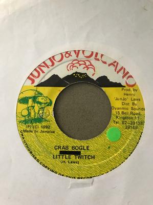 7inch Record LITTLE TWITCH - Crab Bogle NONE Junjo & Volcano 1992 Jamaica Reggae, Ska & Dub Used