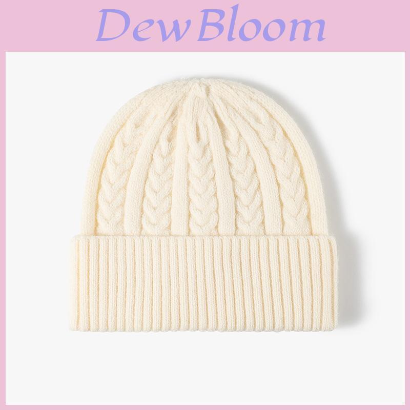Knit Hat For Men Women Winter Warmth Thick Faux Rabbit Fur Fashion Beanie