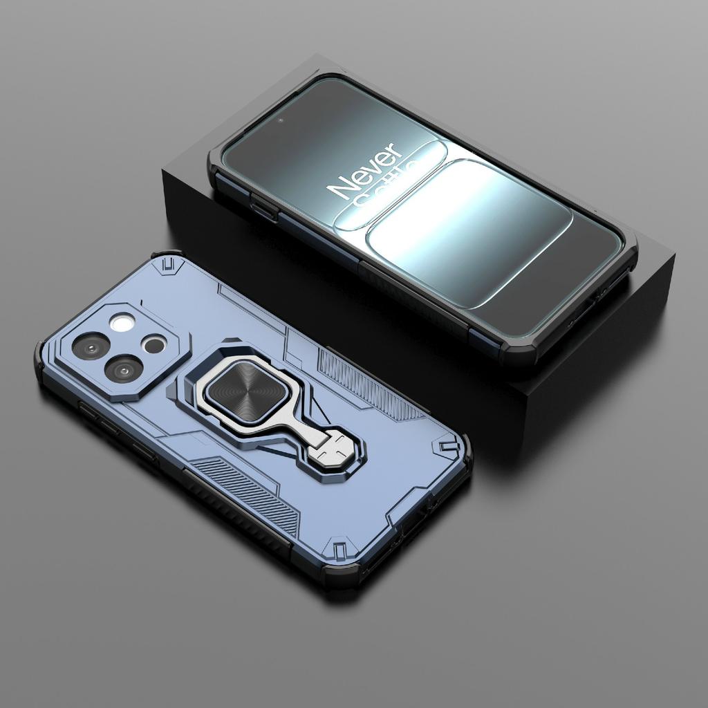 For OnePlus 13T 5G Case Rotatable Ring Kickstand PC+TPU Shockproof Phone Cover