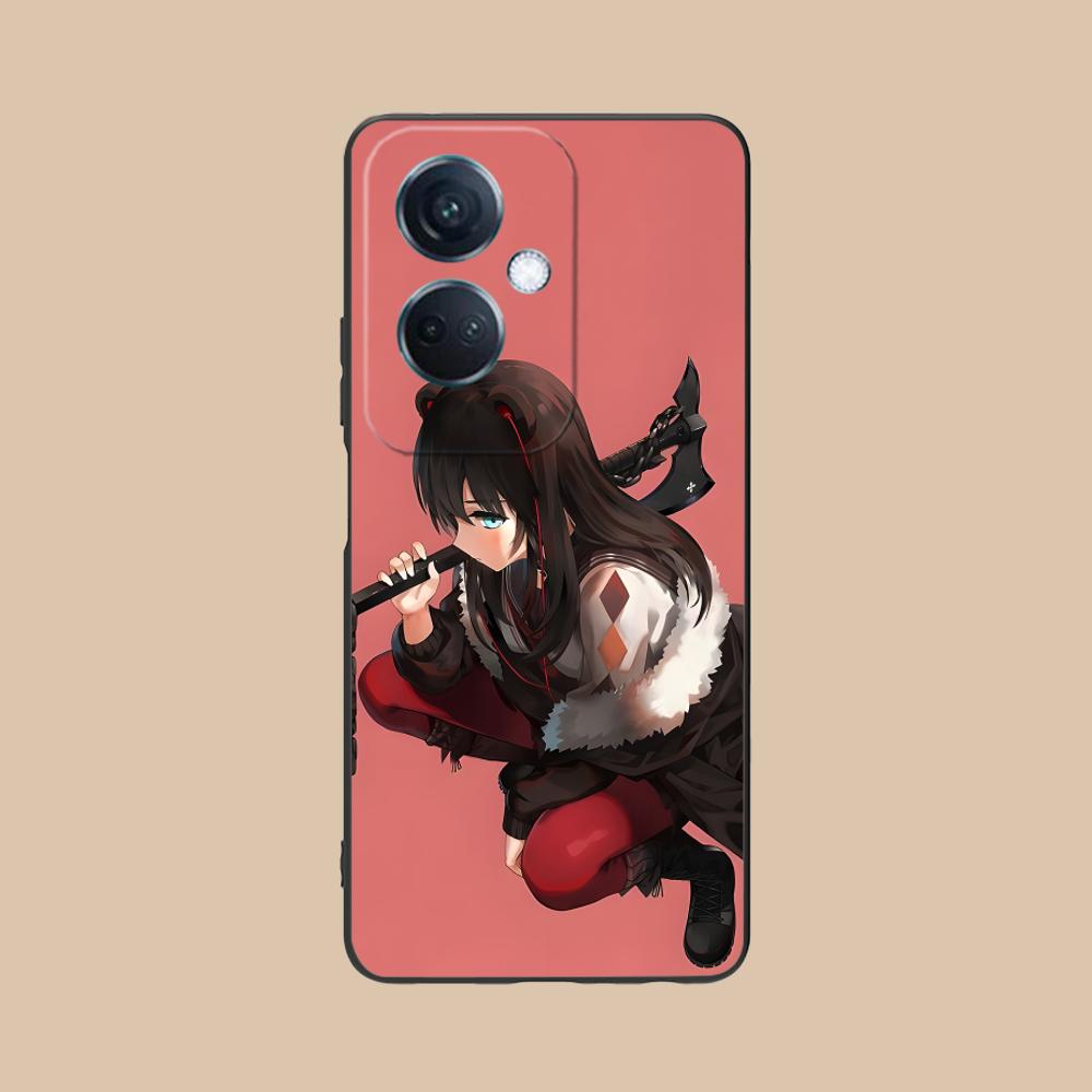 Arknights Zima Matte TPU Mobile Phone Case for OPPO Reno 14 13 12 11 10 9 8 7 6 5 F T Pro 5G Colorful Printing Cover