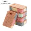 5/10pcs Dishwashing Sponge Wood Pulp Cotton Color Magic Cleaning Sponge Remove Rust Pot Brushes Kitchen Washing Tool