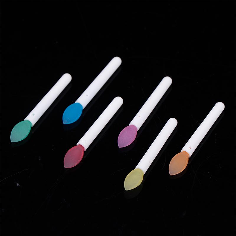 5Pcs Soft Silicone Lipstick Brush Lip Stick Applicator Portable Clean Microbrush Lipgloss Beauty Tool
