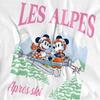 Disney Unisex Adult Les Alpes Mickey Mouse T-Shirt