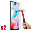 Screen Protector - E.F.CONNECTION - Redmi 8A - Tempered Glass - Scratch Resistant - Pack of 2
