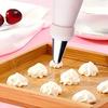 Piping Bag Nozzles Storage Rack Stand with 8 Slots Scalable Bracket Baking Accessories Holder Cake Decorating Pastry Bag Set