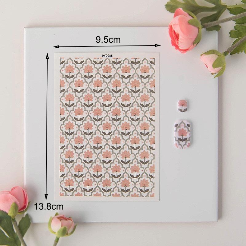 

Early Spring Soft Ceramic Earrings Water Transfer Paper Flower Bird Pattern Clay Special Water Soluble Sticker DIY Handmade Tool