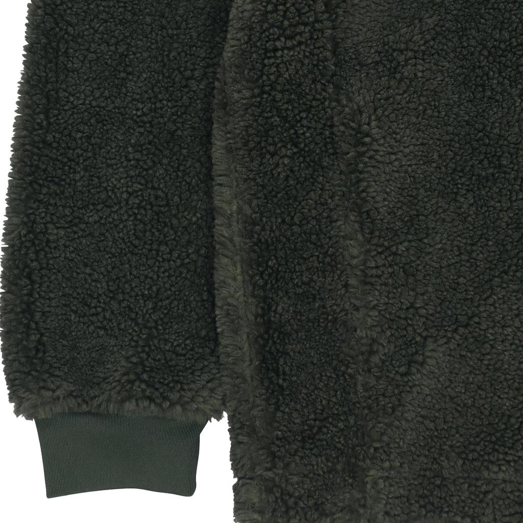 PUMA lamb's wool hooded Stay Warm Windproof logo Jacket Dark Green Men's 535066-64
