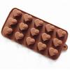 Heart Silicone Chocolate Mold 21x10x1cm Candy Jelly Ice Cube Tray Baking Supplies Original Deals