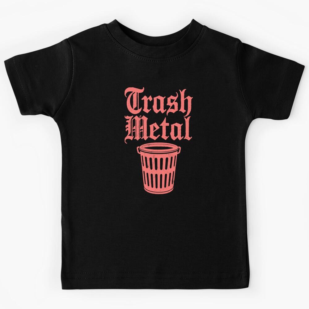 Trash Metal CanDesign Kids T-Shirt 110