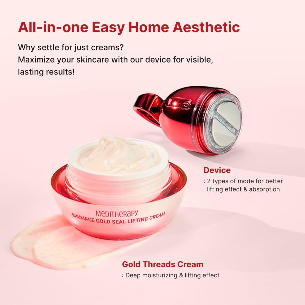 Meditherapy Shumage Gold Seal Lifting Cream+EMS Device