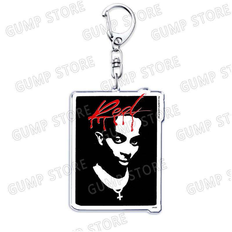 

Hip Hop Rapper Destroy Lonely Keychains for Accessories Opium Whole Lotta Red Narcissist Keyrings Jewelry Fans Friends Gifts