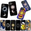 For OPPO A54 A40 A60 A80 A18 A16 A17 A38 A78 A79 A57 A55 A96 A15 A12 Phone Cover Case Funny Sun Moon Face Casing