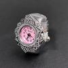 Unique Shape Rings Jewelry Clock Punk Finger Watch Ring Cool Roman Quartz Watch  Women