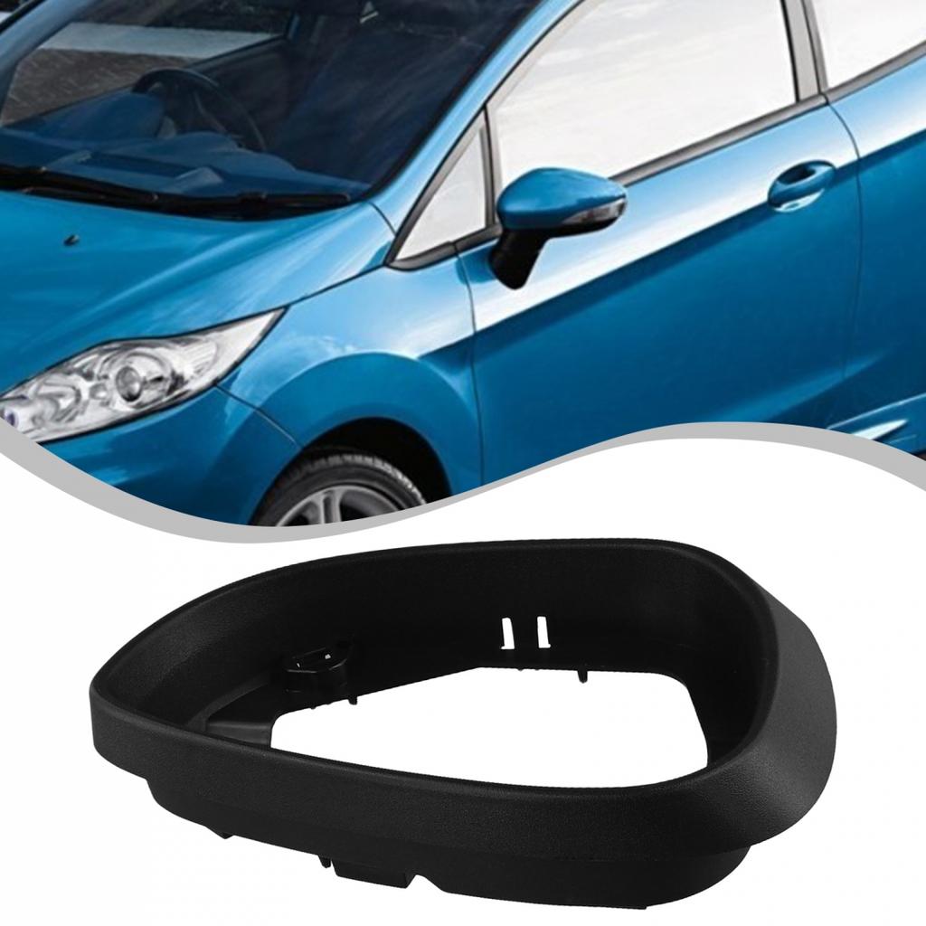 Elegante Schwarze Außenspiegelkappe für Ford Für Fiesta MK72008 20172017 Passend