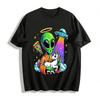 Angel Alien Hug Unicorn Pizza UFO Graphic Trendy T-Shirt Pure Cotton T-shirt