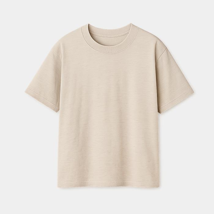 Jikeulib Essential Cotton Crew Neck Loose Fit T-Shirt 20 Colors (D Type)