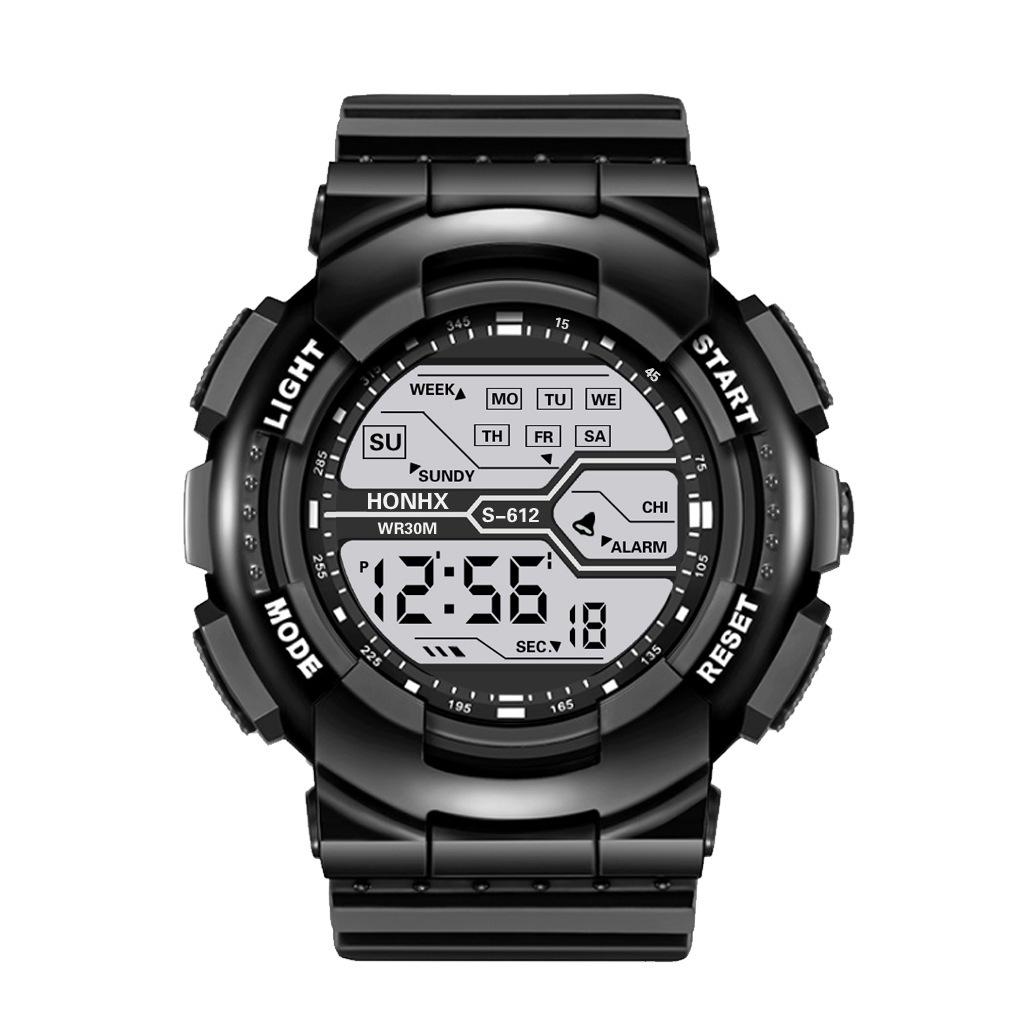 Sports Digital Electronic Watch 55mm Large Dial Sport Watch Outdoor Multifunction Watches Clock for Men Teen Student